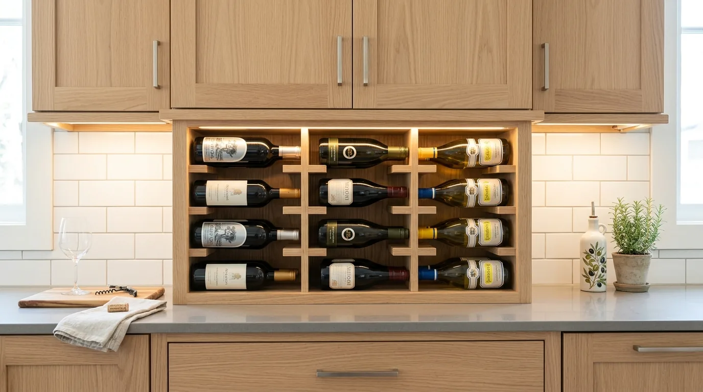 Balance open display with hidden storage